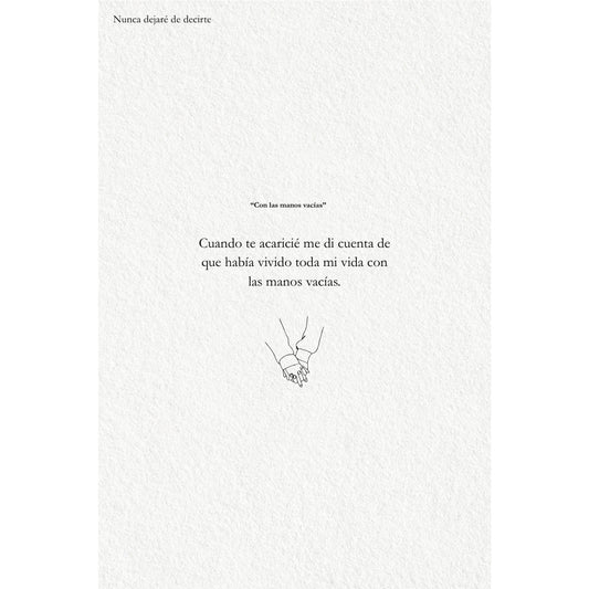 Nunca dejaré de Decirte 