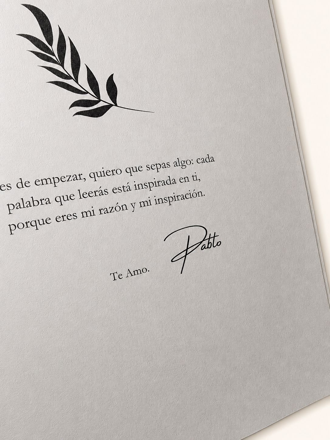 Libro dedicado para una persona especial