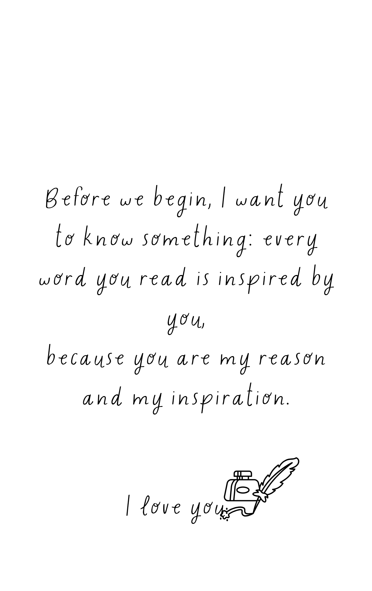 I Will Never Stop Telling You