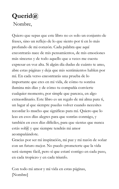 Nunca dejaré de Decirte